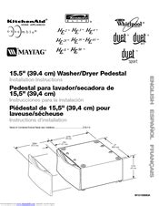 KitchenAid 15.5quot; (39.4 cm) Washer/Dryer Pedestal Manual pdf